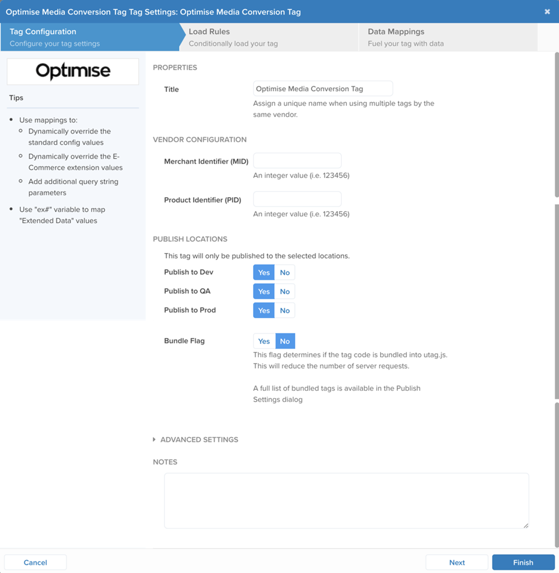 Configure Conversion tag on Tealium